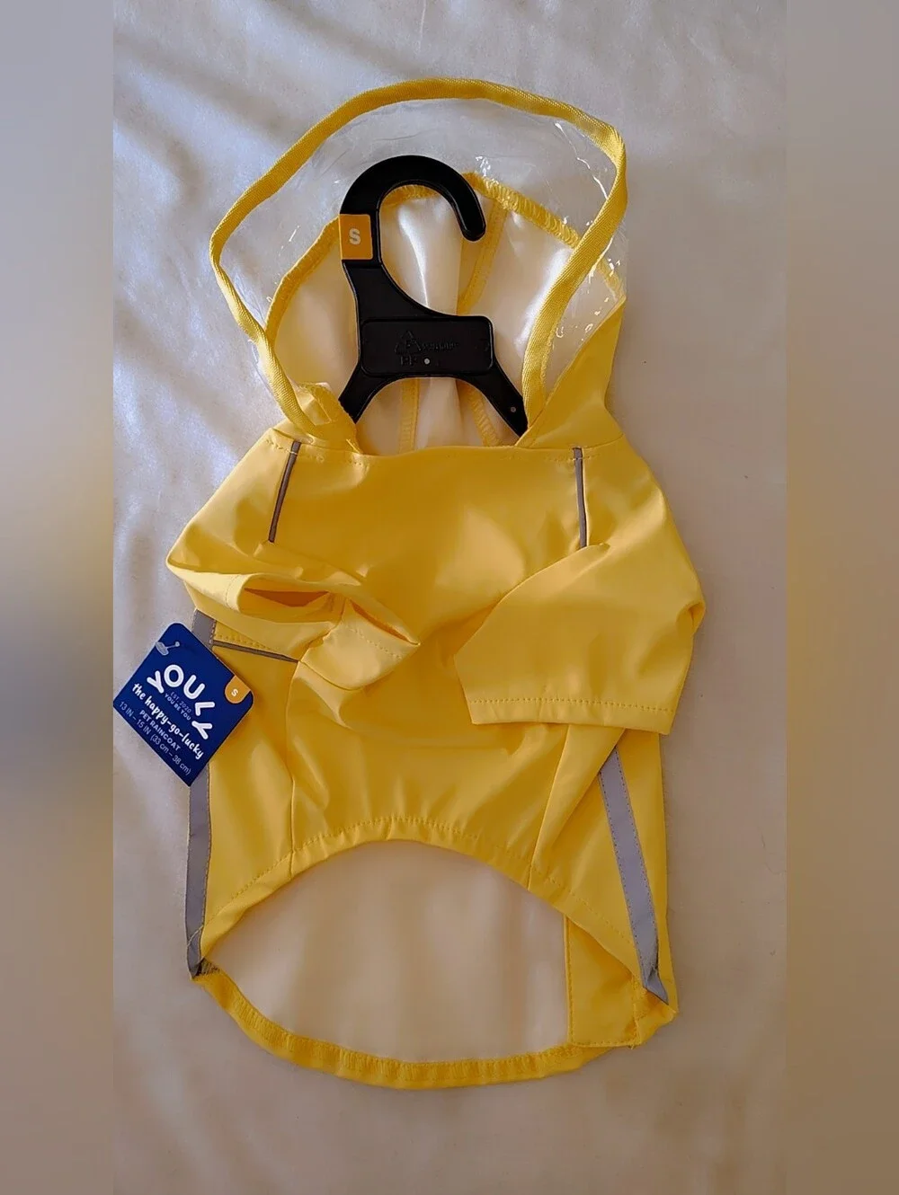 PET RAINCOAT Yellow Size Small NWT
